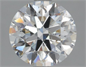 Natural Diamond 1.90 Carats, Round with Excellent Cut, G Color, SI2 Clarity and Certified by GIA