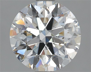 Picture of Natural Diamond 1.90 Carats, Round with Excellent Cut, G Color, SI2 Clarity and Certified by GIA