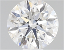 Natural Diamond 0.42 Carats, Round with Excellent Cut, F Color, VVS2 Clarity and Certified by GIA