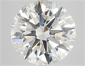 Natural Diamond 6.20 Carats, Round with Excellent Cut, I Color, VS2 Clarity and Certified by GIA