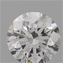 Natural Diamond 0.51 Carats, Round with Excellent Cut, E Color, I1 Clarity and Certified by GIA