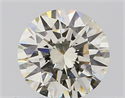 Natural Diamond 0.50 Carats, Round with Excellent Cut, J Color, VS1 Clarity and Certified by GIA