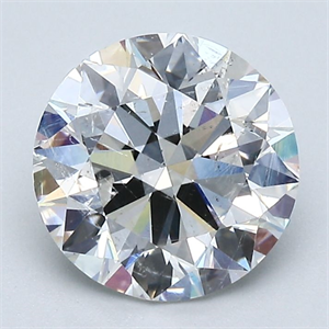 Picture of Natural Diamond 2.06 Carats, Round with Excellent Cut, G Color, SI2 Clarity and Certified by GIA