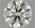 Natural Diamond 0.40 Carats, Round with Excellent Cut, I Color, VS2 Clarity and Certified by IGI