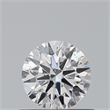 Natural Diamond 0.40 Carats, Round with Excellent Cut, D Color, SI1 Clarity and Certified by GIA