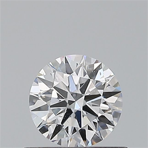 Picture of Natural Diamond 0.40 Carats, Round with Excellent Cut, D Color, SI1 Clarity and Certified by GIA