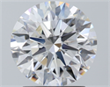 Natural Diamond 2.03 Carats, Round with Excellent Cut, F Color, VS1 Clarity and Certified by GIA