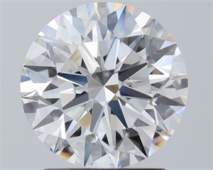 Picture of Natural Diamond 2.03 Carats, Round with Excellent Cut, F Color, VS1 Clarity and Certified by GIA