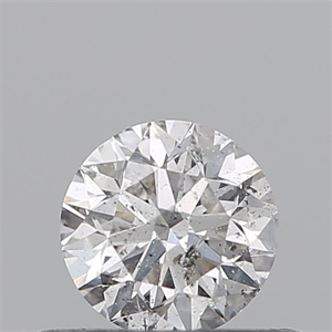 Picture of Natural Diamond 0.40 Carats, Round with Very Good Cut, E Color, I1 Clarity and Certified by IGI