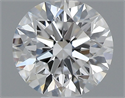 Natural Diamond 0.43 Carats, Round with Excellent Cut, D Color, VS2 Clarity and Certified by GIA