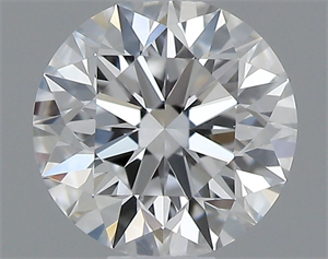 Picture of Natural Diamond 0.43 Carats, Round with Excellent Cut, D Color, VS2 Clarity and Certified by GIA