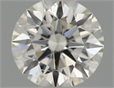 Natural Diamond 0.40 Carats, Round with Excellent Cut, H Color, SI1 Clarity and Certified by IGI