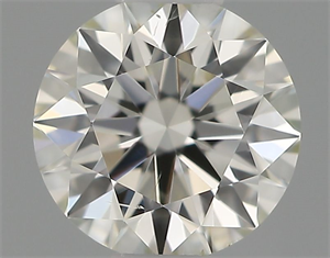 Picture of Natural Diamond 0.40 Carats, Round with Excellent Cut, H Color, SI1 Clarity and Certified by IGI