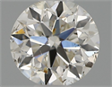 Natural Diamond 0.40 Carats, Round with Very Good Cut, H Color, SI2 Clarity and Certified by IGI