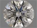 Natural Diamond 0.41 Carats, Round with Excellent Cut, J Color, VVS1 Clarity and Certified by GIA