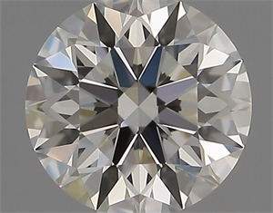 Picture of Natural Diamond 0.41 Carats, Round with Excellent Cut, J Color, VVS1 Clarity and Certified by GIA