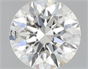 Natural Diamond 0.40 Carats, Round with Excellent Cut, G Color, SI1 Clarity and Certified by GIA