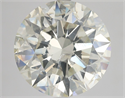 Natural Diamond 5.16 Carats, Round with Excellent Cut, K Color, SI2 Clarity and Certified by IGI