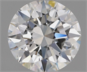 Natural Diamond 1.50 Carats, Round with Excellent Cut, F Color, VVS2 Clarity and Certified by GIA