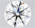 Natural Diamond 2.01 Carats, Round with Very Good Cut, I Color, VS2 Clarity and Certified by GIA