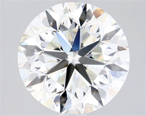 Picture of Natural Diamond 2.01 Carats, Round with Very Good Cut, I Color, VS2 Clarity and Certified by GIA