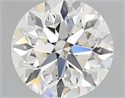 Natural Diamond 0.40 Carats, Round with Very Good Cut, I Color, VS1 Clarity and Certified by GIA