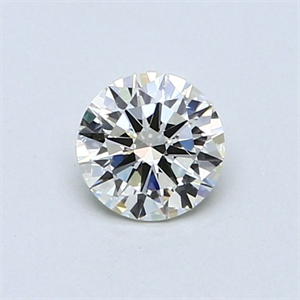 Picture of Natural Diamond 0.50 Carats, Round with Good Cut, K Color, VVS2 Clarity and Certified by GIA