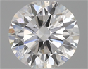 Natural Diamond 0.50 Carats, Round with Excellent Cut, E Color, I1 Clarity and Certified by GIA