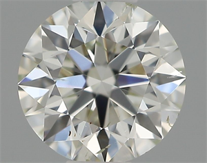 Picture of Natural Diamond 0.41 Carats, Round with Excellent Cut, I Color, SI1 Clarity and Certified by IGI