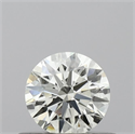 Natural Diamond 0.40 Carats, Round with Very Good Cut, K Color, VS2 Clarity and Certified by GIA