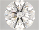 Natural Diamond 4.56 Carats, Round with Excellent Cut, F Color, SI2 Clarity and Certified by IGI