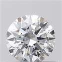 Natural Diamond 0.40 Carats, Round with Excellent Cut, D Color, SI2 Clarity and Certified by GIA