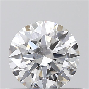 Picture of Natural Diamond 0.40 Carats, Round with Excellent Cut, D Color, SI2 Clarity and Certified by GIA