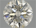 Natural Diamond 0.50 Carats, Round with Excellent Cut, I Color, SI1 Clarity and Certified by IGI