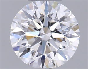 Picture of Natural Diamond 0.40 Carats, Round with Excellent Cut, D Color, SI1 Clarity and Certified by GIA