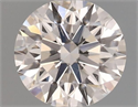 Natural Diamond 0.42 Carats, Round with Excellent Cut, H Color, SI1 Clarity and Certified by GIA