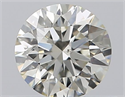 Natural Diamond 0.51 Carats, Round with Excellent Cut, J Color, VS2 Clarity and Certified by IGI