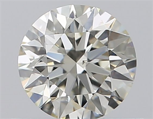 Picture of Natural Diamond 0.51 Carats, Round with Excellent Cut, J Color, VS2 Clarity and Certified by IGI