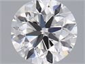 Natural Diamond 0.40 Carats, Round with Good Cut, E Color, VS2 Clarity and Certified by GIA