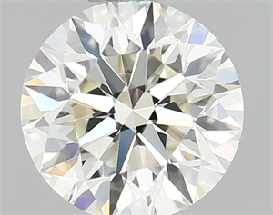 Picture of Natural Diamond 0.60 Carats, Round with Excellent Cut, K Color, VVS2 Clarity and Certified by GIA