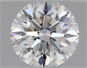 Natural Diamond 0.40 Carats, Round with Excellent Cut, F Color, SI1 Clarity and Certified by GIA