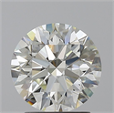 Natural Diamond 2.03 Carats, Round with Excellent Cut, J Color, SI1 Clarity and Certified by GIA