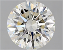 Natural Diamond 2.08 Carats, Round with Excellent Cut, K Color, VS1 Clarity and Certified by GIA