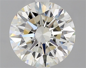 Picture of Natural Diamond 2.08 Carats, Round with Excellent Cut, K Color, VS1 Clarity and Certified by GIA