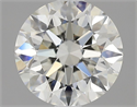 Natural Diamond 1.95 Carats, Round with Excellent Cut, H Color, VS1 Clarity and Certified by IGI