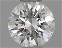 Natural Diamond 0.43 Carats, Round with Excellent Cut, E Color, VVS2 Clarity and Certified by GIA