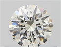 Natural Diamond 0.41 Carats, Round with Excellent Cut, K Color, VVS2 Clarity and Certified by GIA