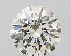 Picture of Natural Diamond 0.41 Carats, Round with Excellent Cut, K Color, VVS2 Clarity and Certified by GIA