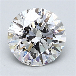 Picture of Natural Diamond 2.59 Carats, Round with Excellent Cut, E Color, SI2 Clarity and Certified by GIA