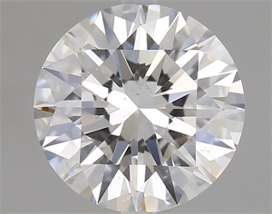 Picture of Natural Diamond 2.01 Carats, Round with Excellent Cut, E Color, SI2 Clarity and Certified by GIA